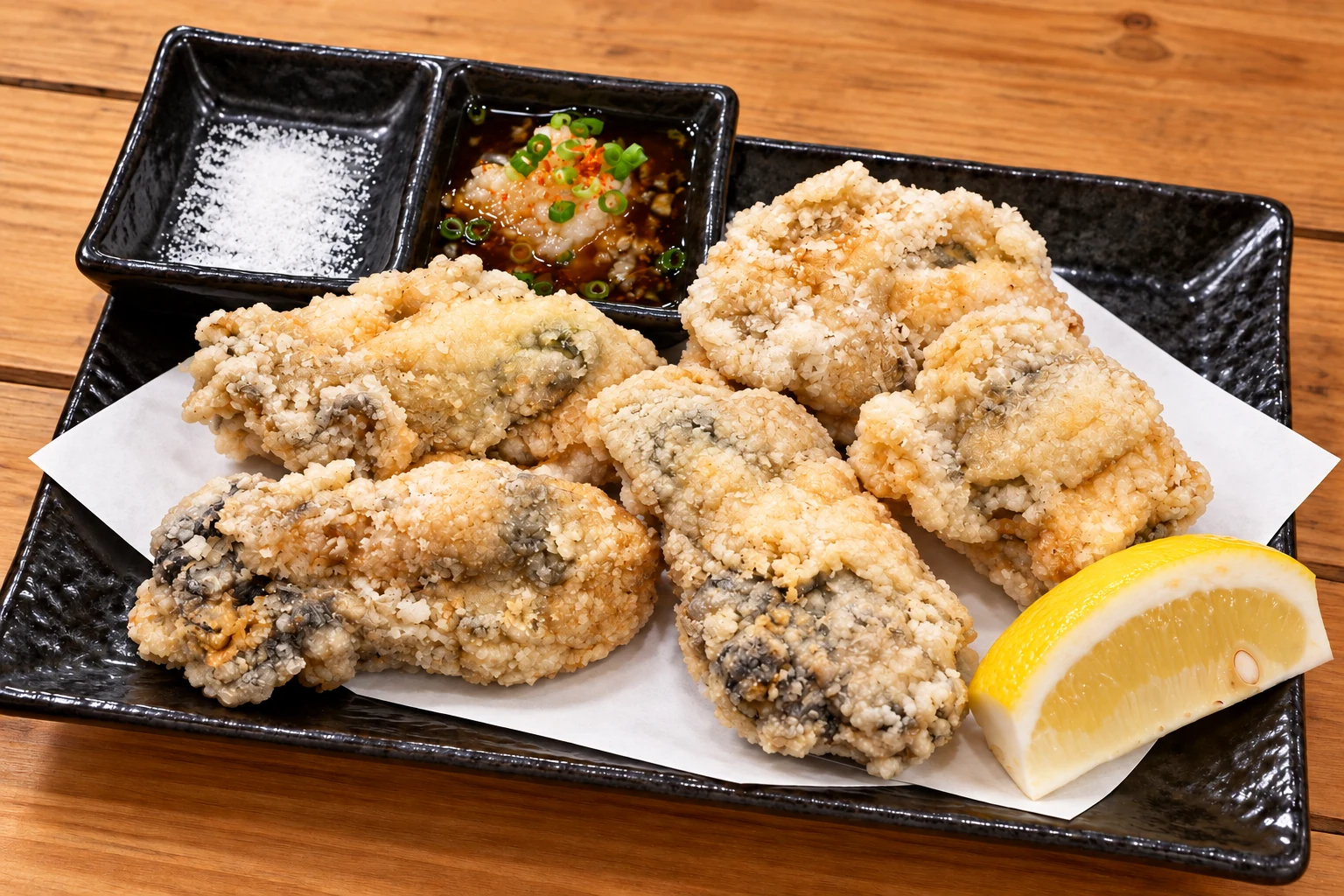 牡蠣の竜田揚げ